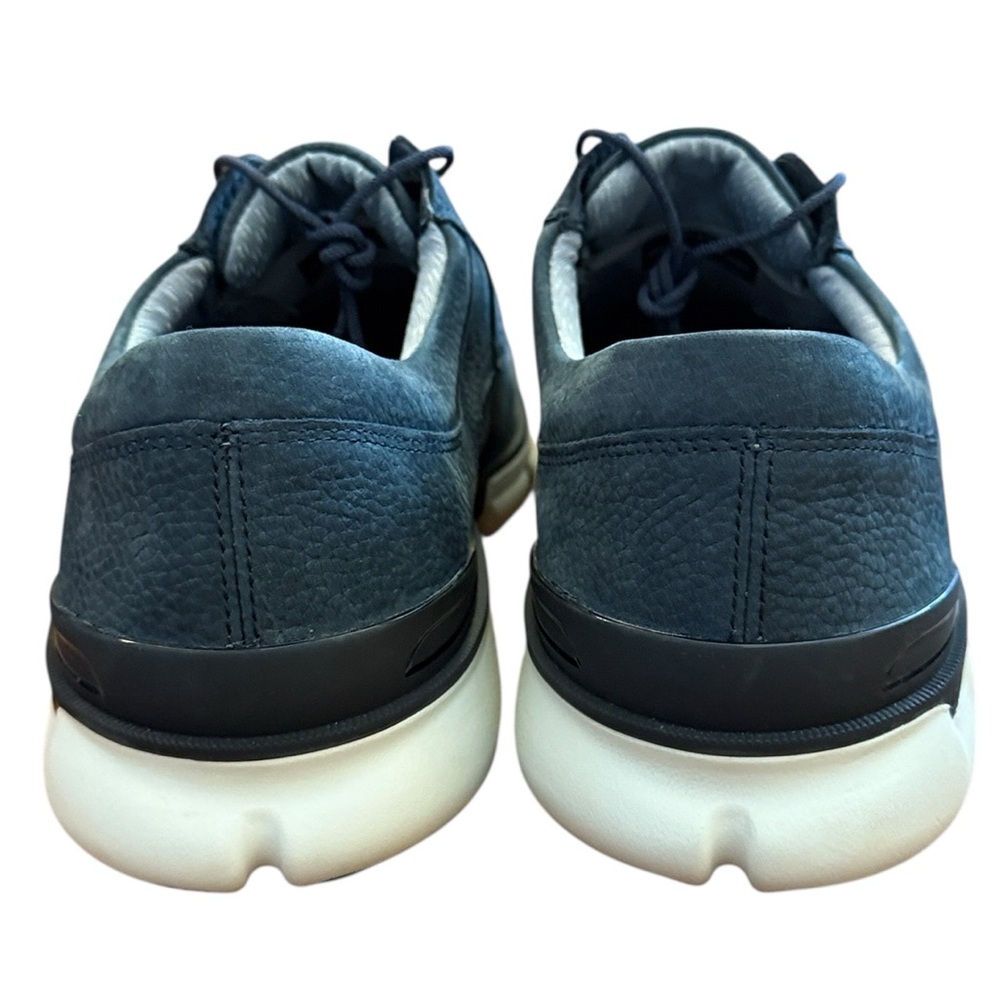 Johnston & Murphy XC4 Tanner Tie Oxford Shoe Waterproof Comfort Blue Nubuck 12M - Picture 7 of 16